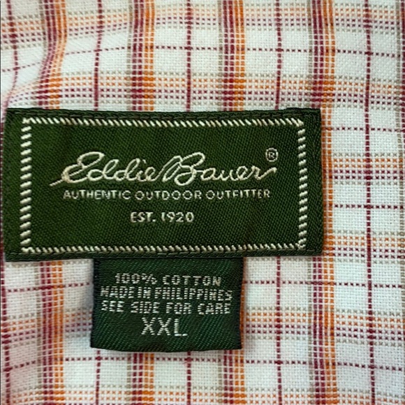 Eddie Bauer Button Front Shirt Men’s Size XXL - Picture 10 of 13